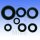 Engine gasket set for Honda CR 80 R RB CR 85 R RB # 1987-2008