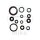Engine gasket set for Aprilia RXV 450 550 SXV 450 550 # 2006-2010
