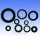 Set guarnizioni motore per Honda CR 250 500 R # 1985-2001
