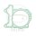 Cylinder base gasket for Aprilia Derbi Gilera Malaguti Peugeot Piaggio Vespa