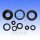 Jeu de joints de moteur pour Husqvarna CR WR 250 360 # 1993-1998