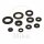 Engine gasket set for Yamaha SRX XT 550 600 Tenere # 1982-1995