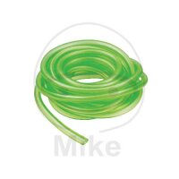 Oil hose transparent green 2.2x4mm 5 meters long