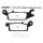Brake pad for Yamaha YFM 250 550 700