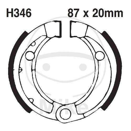 Mâchoires de frein avec ressort pour Yamaha YFM Kymco Maxxer 50 90 110 02-20