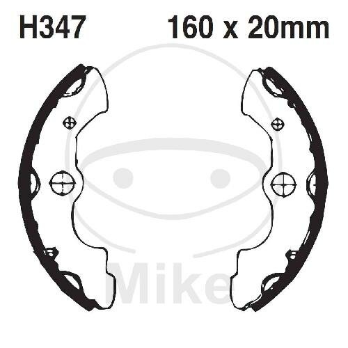 Brake shoes with spring for Honda TRX 300 400 500 Fourtrax 88-07