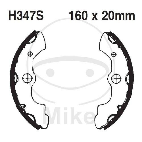 Bremsbacken mit Feder für Honda TRX 350 450 Foreman ES Fourtrax ES 98-06