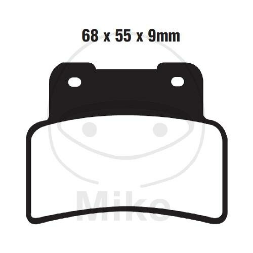EBC Scooter Bremsklotz Satz organisch SFA432