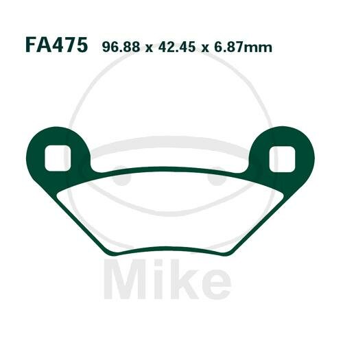 EBC Brake pad set Sinter R Off-Road FA475R