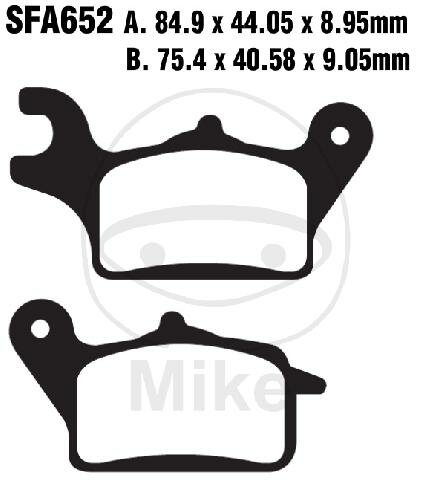 Brake pad for Suzuki UK 110 Yamaha MW 125