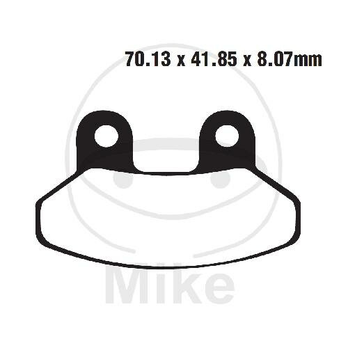 EBC brake pad set Carbon Scooter