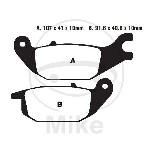 EBC Scooter brake pad set organic