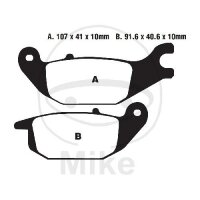 EBC Scooter brake pad set organic