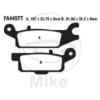 Brake pad left for Yamaha YFM 550 2009-2015 YFM 700...