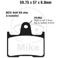 EBC Standard Semi Sintered Metal Brake Pads (V Series)...
