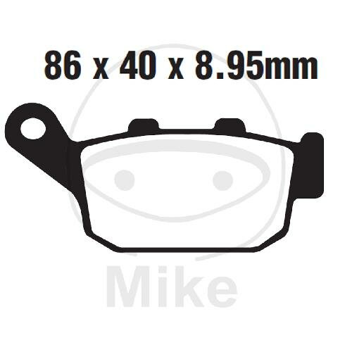 EBC Standard Semi Sintered Metal Brake Pads (V Series) FA496V