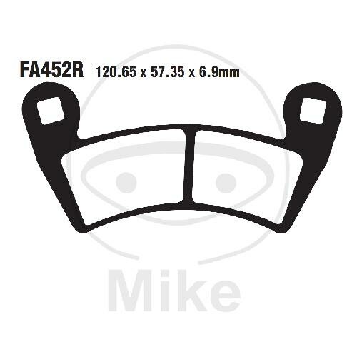 EBC Brake pad set Sinter R Off-Road FA452R
