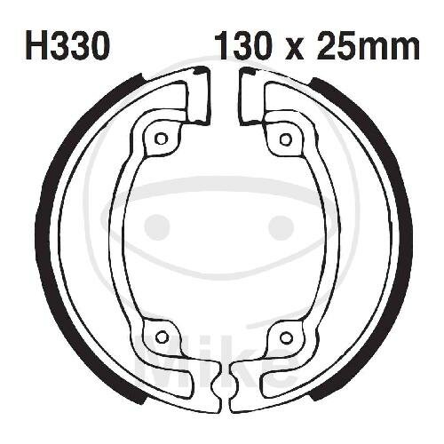Ganasce freno con molla per Honda CG CR XL 125 250 480 R 81-88
