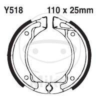 Brake shoes with spring for Yamaha DT SR CY BW 50 80 125...