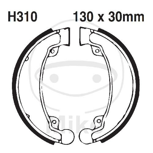 Brake shoes with spring for Daelim 125 Honda CB 125 250 CM 125 185 200 250 SYM XS 125