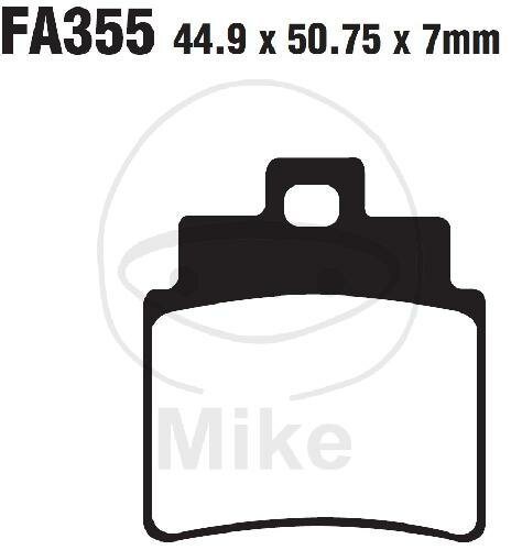 EBC Brake pad set Sinter R Off-Road FA355/4R