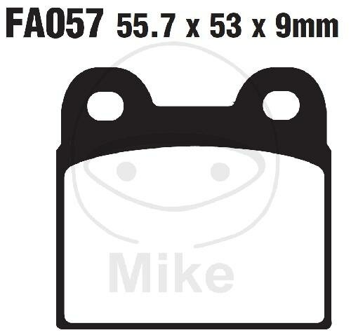 Brake pad for BMW R 45 R 65 78-85