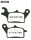 EBC Scooter brake pad set organic SFA708
