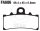 EBC Extreme Pro Brake Pad Set Sinter EPFA EPFA606HH