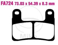 EBC Brake pad set Sinter HH FA724HH
