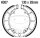 Brake shoes with spring for Arctic Cat CAN-AM Kymco Peugeot Polaris SYM Yamaha