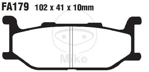 EBC Brake pad set Carbon Scooter SFAC179