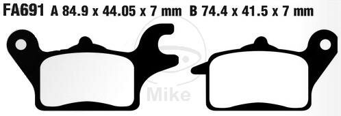 EBC Brake pads standard FA691