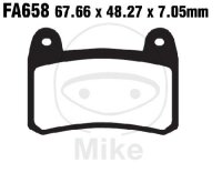 EBC Brake pad set Sinter HH FA658HH