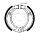 Brake shoes without spring for Honda CR Kawasaki KFX 50 80 100 KSF 85-15