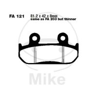 EBC Pastillas de Freno Estándar FA121