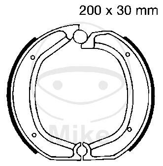 Zapatas de freno sin muelle para BMW R 45 50 60 65 75 80 90 100