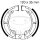 Brake shoes with spring for Kawasaki KE 175 79-82 KL 250 80-83 KLR 250 84-92