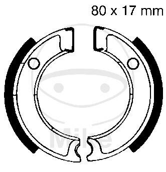 Ganasce freno con molla per Yamaha PW CA 50 Salient 82-20