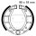 Brake shoes without spring for Piaggio Free Kreidler MP1 25 50 FL 69-99