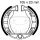 Brake shoes with spring for Piaggio Ciao Zip Bravo 25 50 PX 72-08