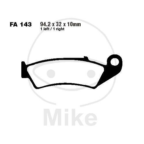 Pastiglie freno EBC standard FA143