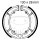 Brake shoes with spring for Yamaha SR XT XC 80 125 250 350 2T 74-90