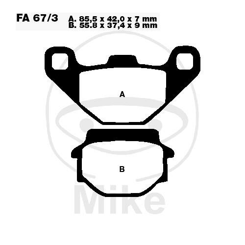 EBC Bremsklötze Standard FA067/3