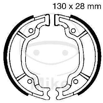 Brake shoes with spring for Aprilia Scarabeo Yamaha DT SR 125 250 600 85-14
