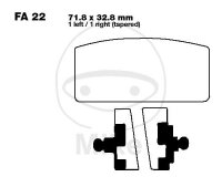EBC Standard Semi Sintered Metal Brake Pads (V Series)...