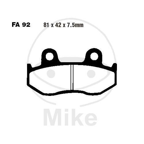 EBC Brake pad set Sinter R Off-Road FA092R