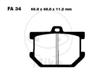 EBC Standard Semi Sintered Metal Brake Pads (V Series)...