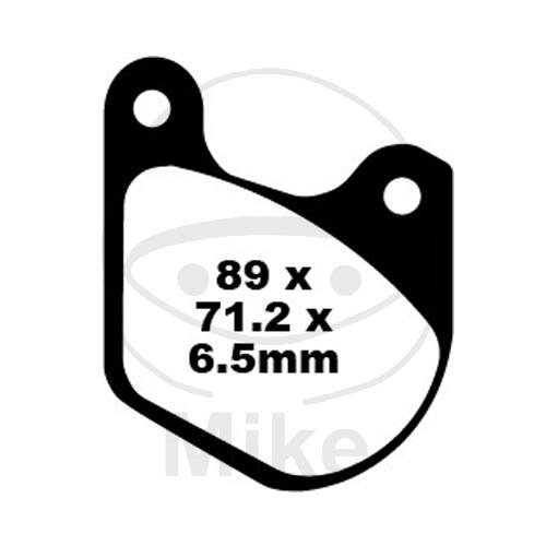 EBC Standard Semi Sintered Metal Brake Pads (V Series) FA072V