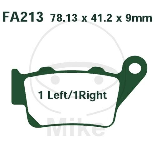 EBC Standard Semi Sintered Metal Brake Pads (V Series) FA213V