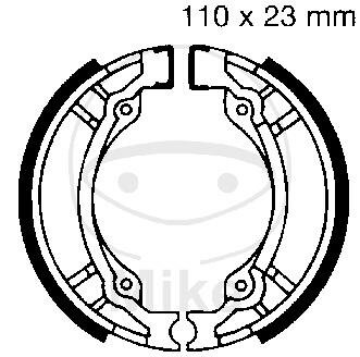 Brake shoes without spring for Adly/Herchee ATU Hyosung Pegasus PGO Qingqi Suzuki TGB